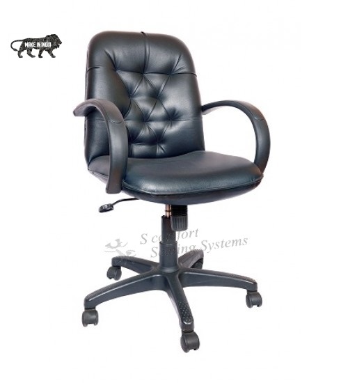 Boss Diamond Task Chair Black